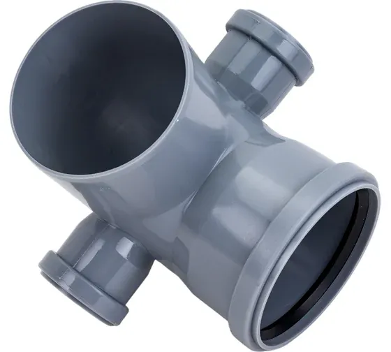 Отвод ПП D 110/87° универсальный с выходом 50 лев.+прав. VALFEX 23123150